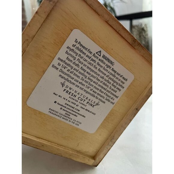 Fresh Cut Pine Wood Storage Decorative Box - Picture 5 of 7